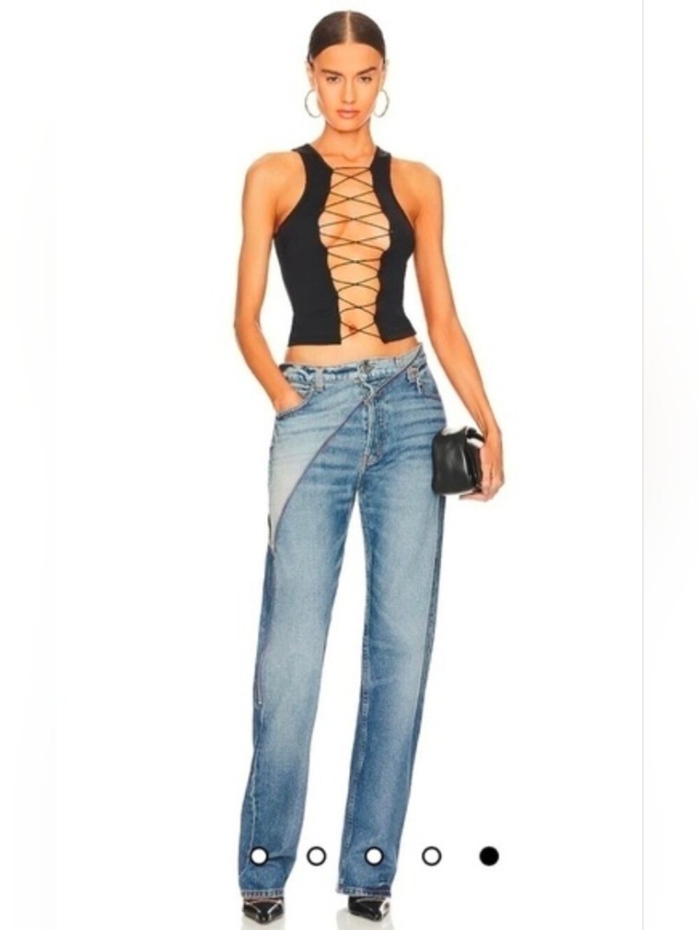 EB DENIM Gemini Zipper Jeans 26 EUC - Picture 4 of 9